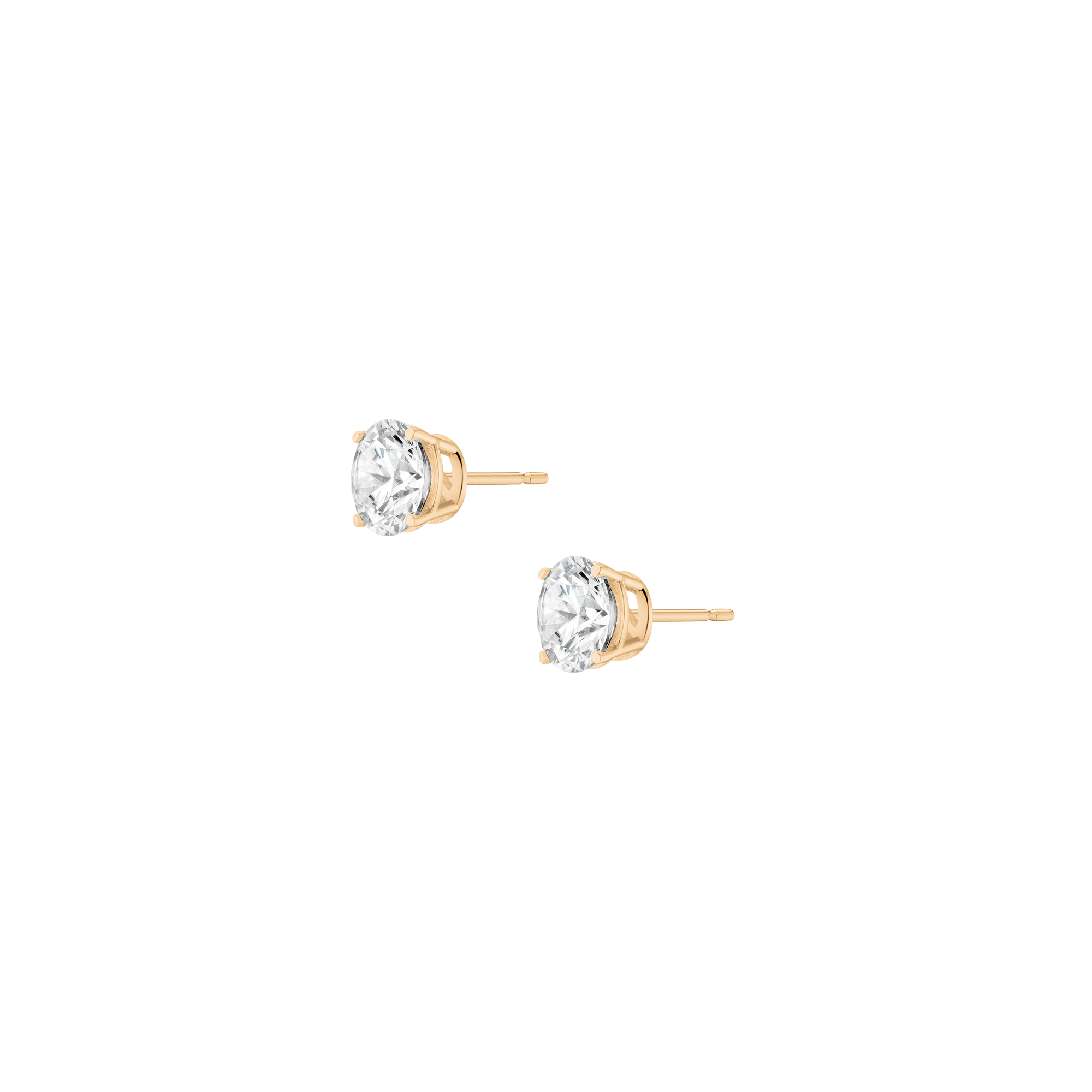 Luxury Round Lab Grown Diamond Studs