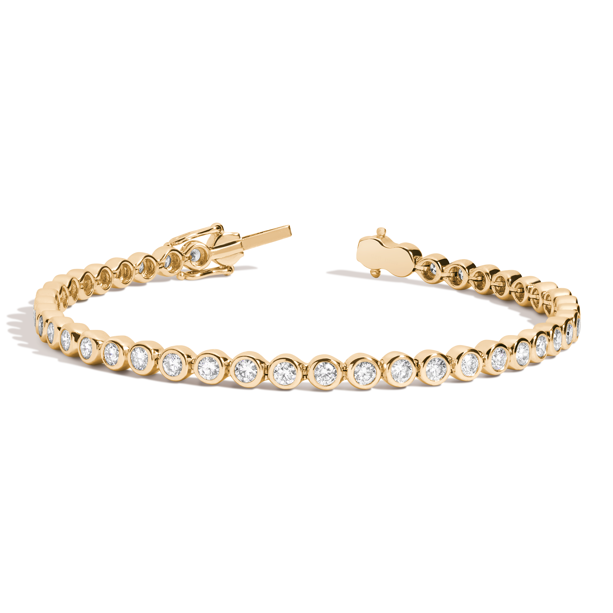 Lab Grown Diamond Bezel Tennis Bracelet