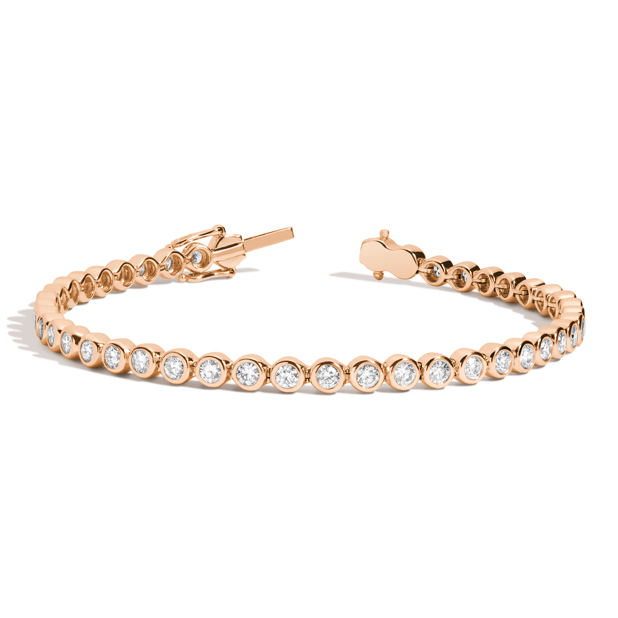 Lab Grown Diamond Bezel Tennis Bracelet