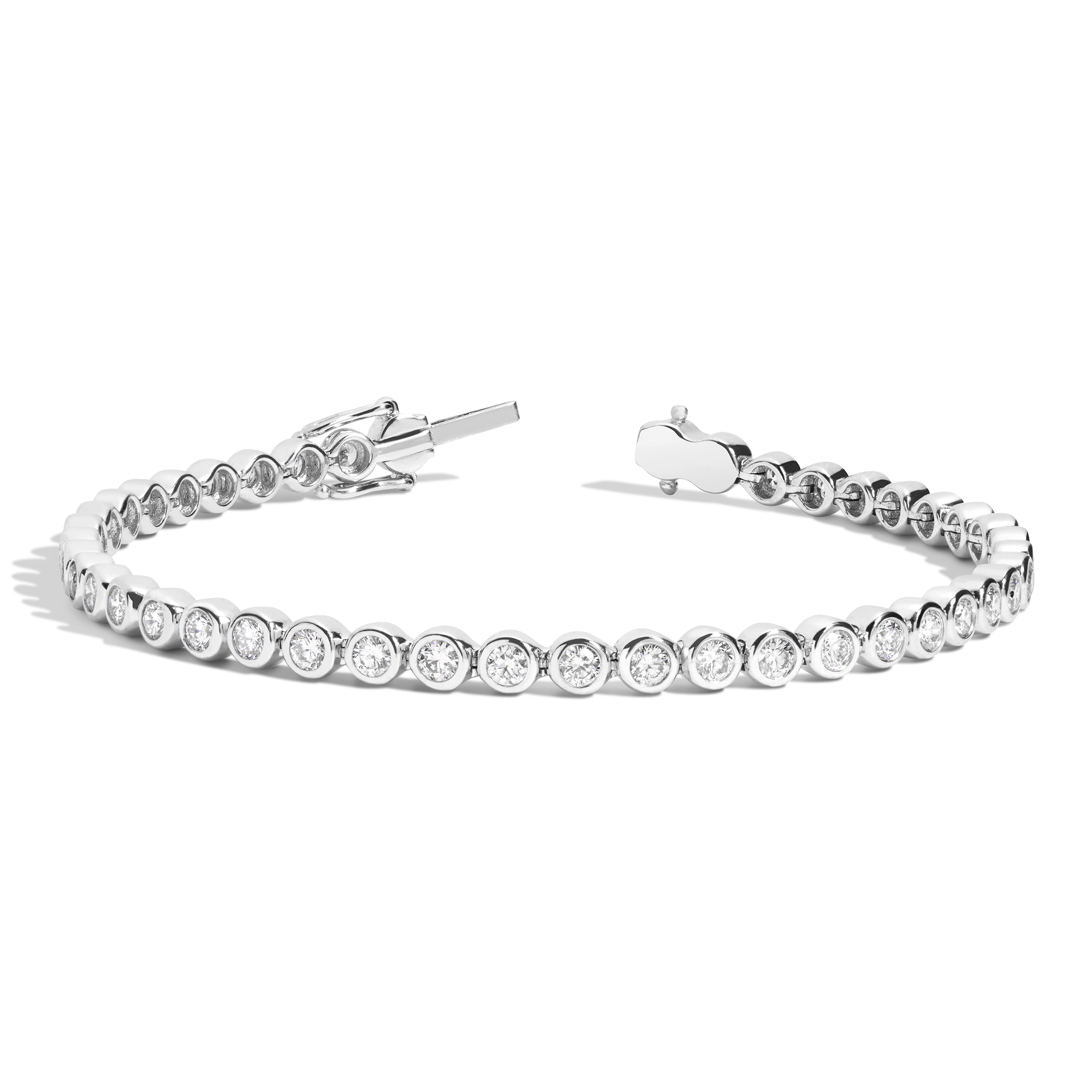 Lab Grown Diamond Bezel Tennis Bracelet