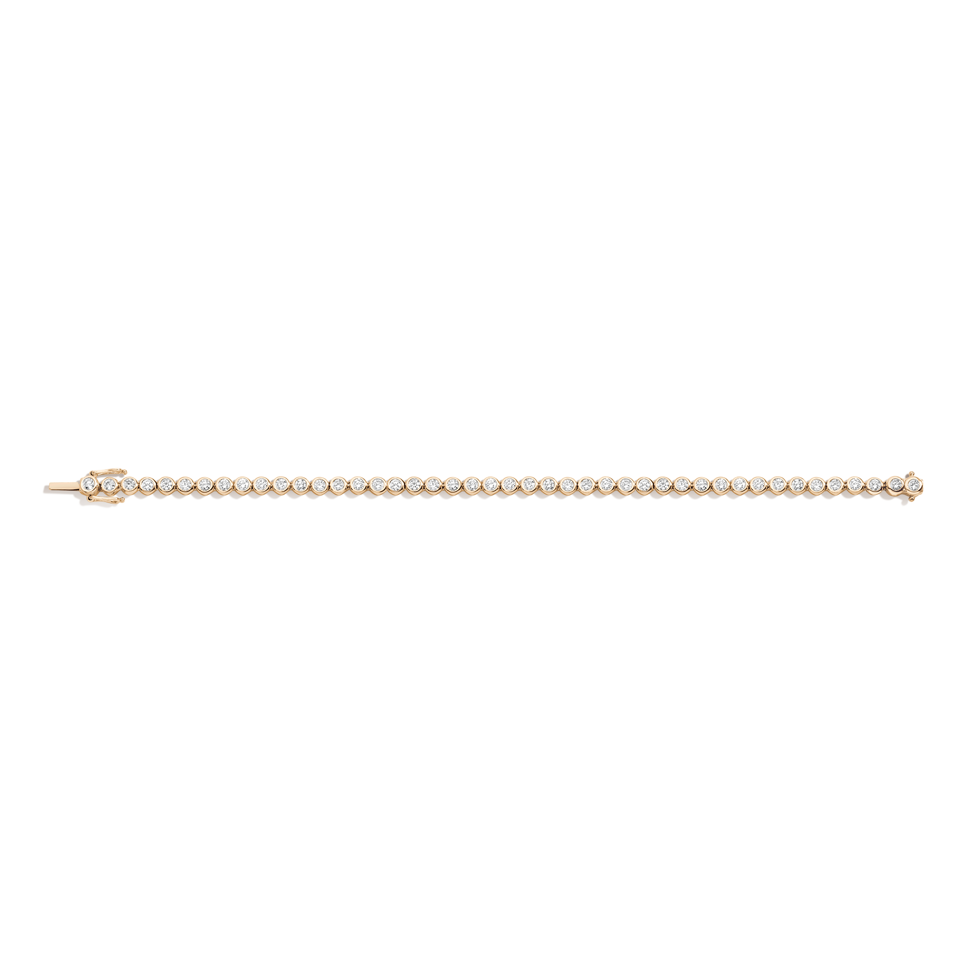 Lab Grown Diamond Bezel Tennis Bracelet
