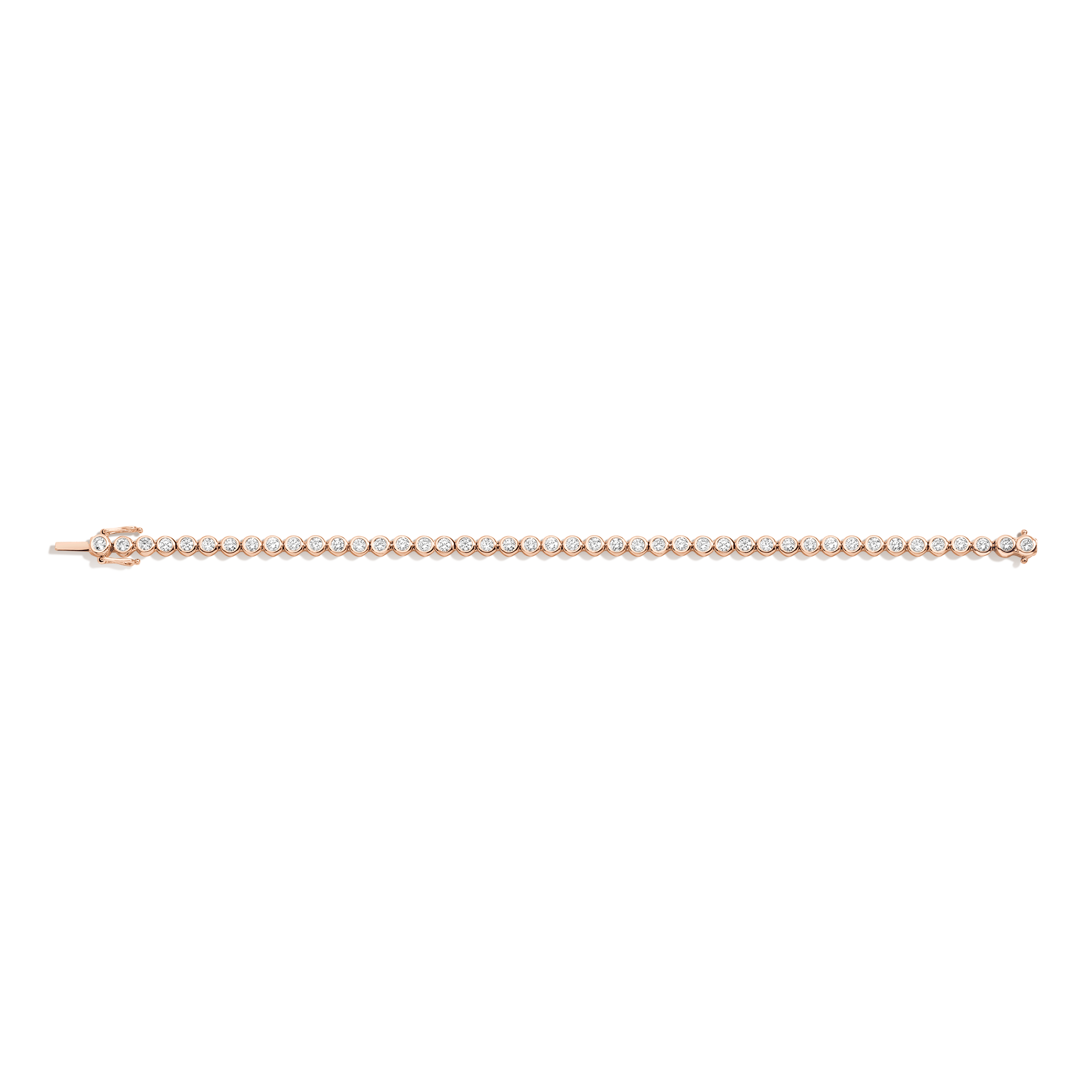 Lab Grown Diamond Bezel Tennis Bracelet