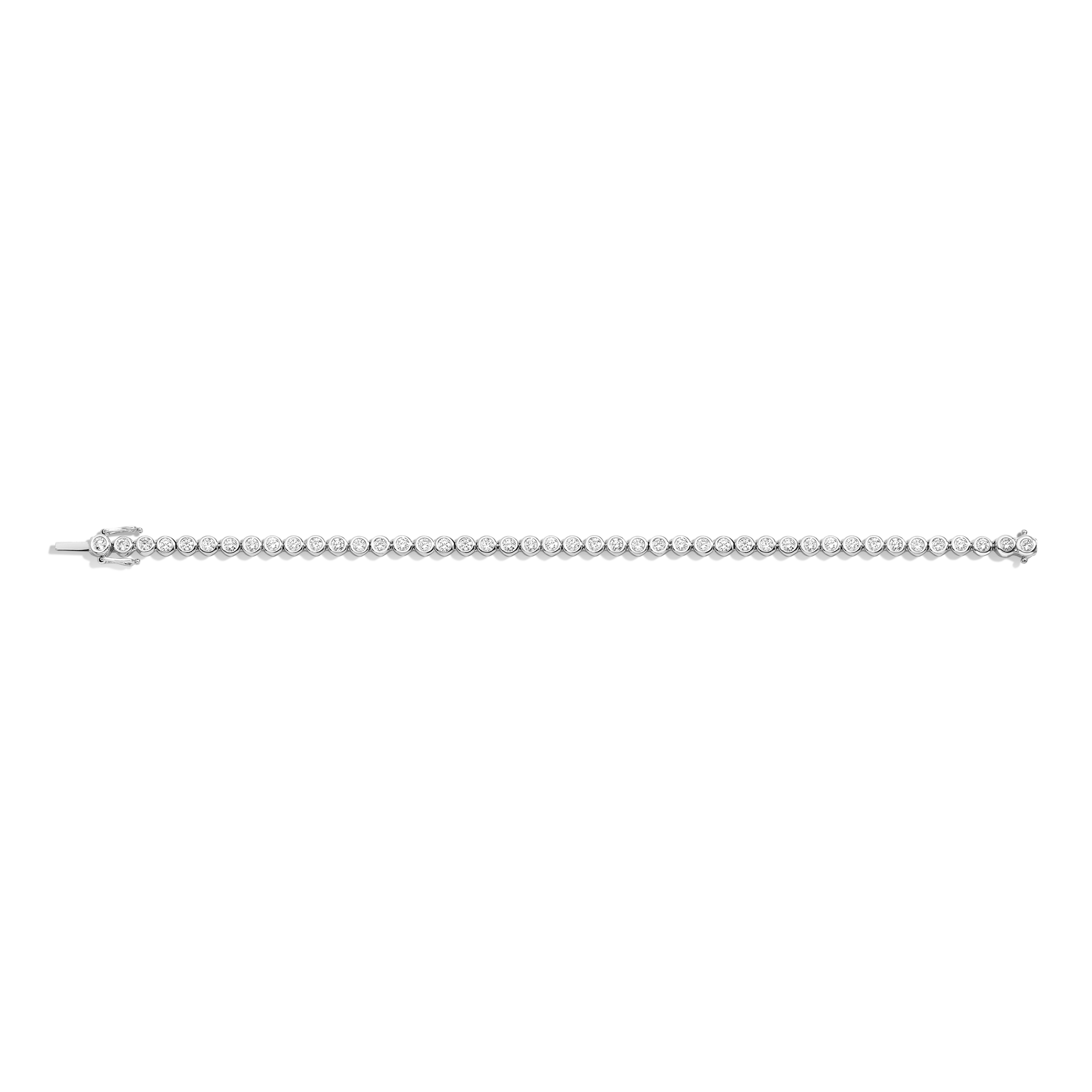 Lab Grown Diamond Bezel Tennis Bracelet