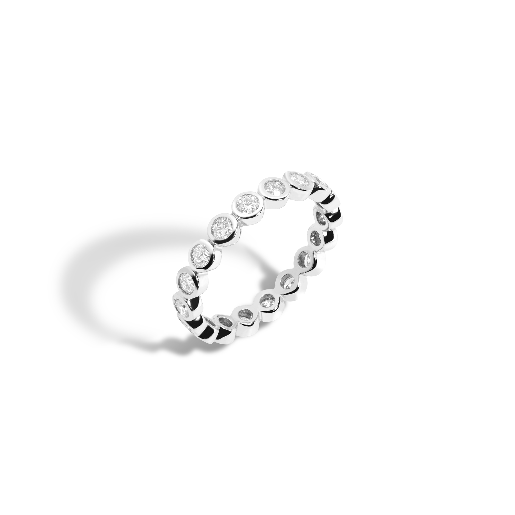 Lab Grown Diamond Bezel Eternity Ring