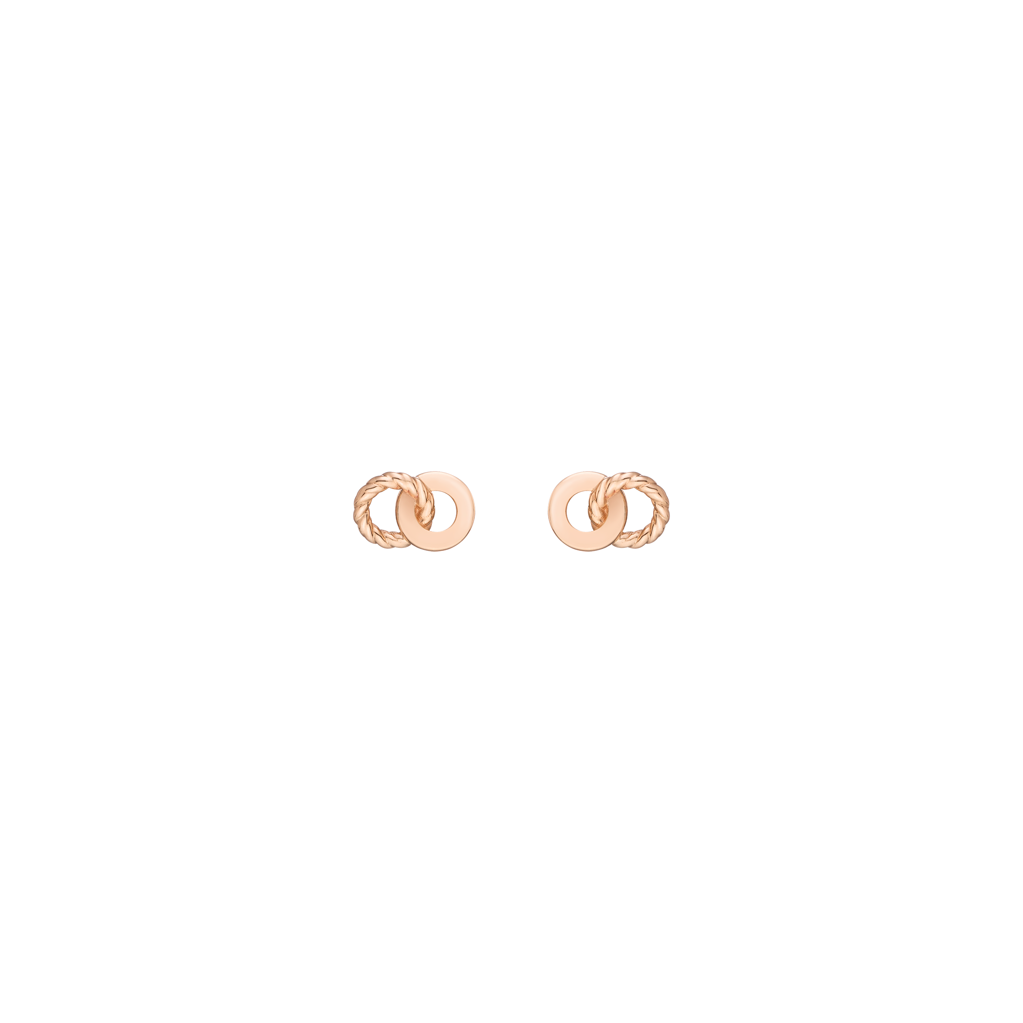 Twist Connection Stud Earrings
