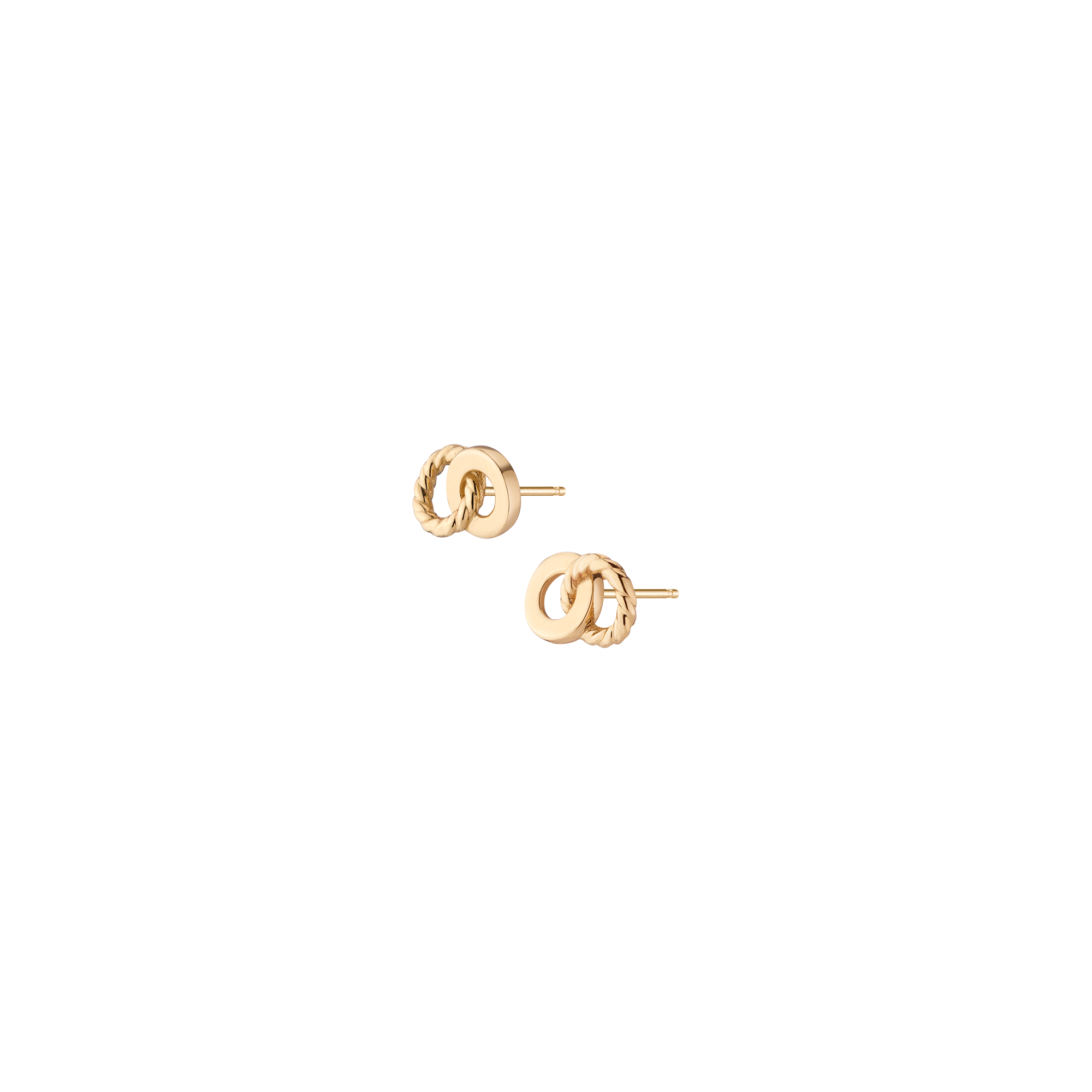 Twist Connection Stud Earrings
