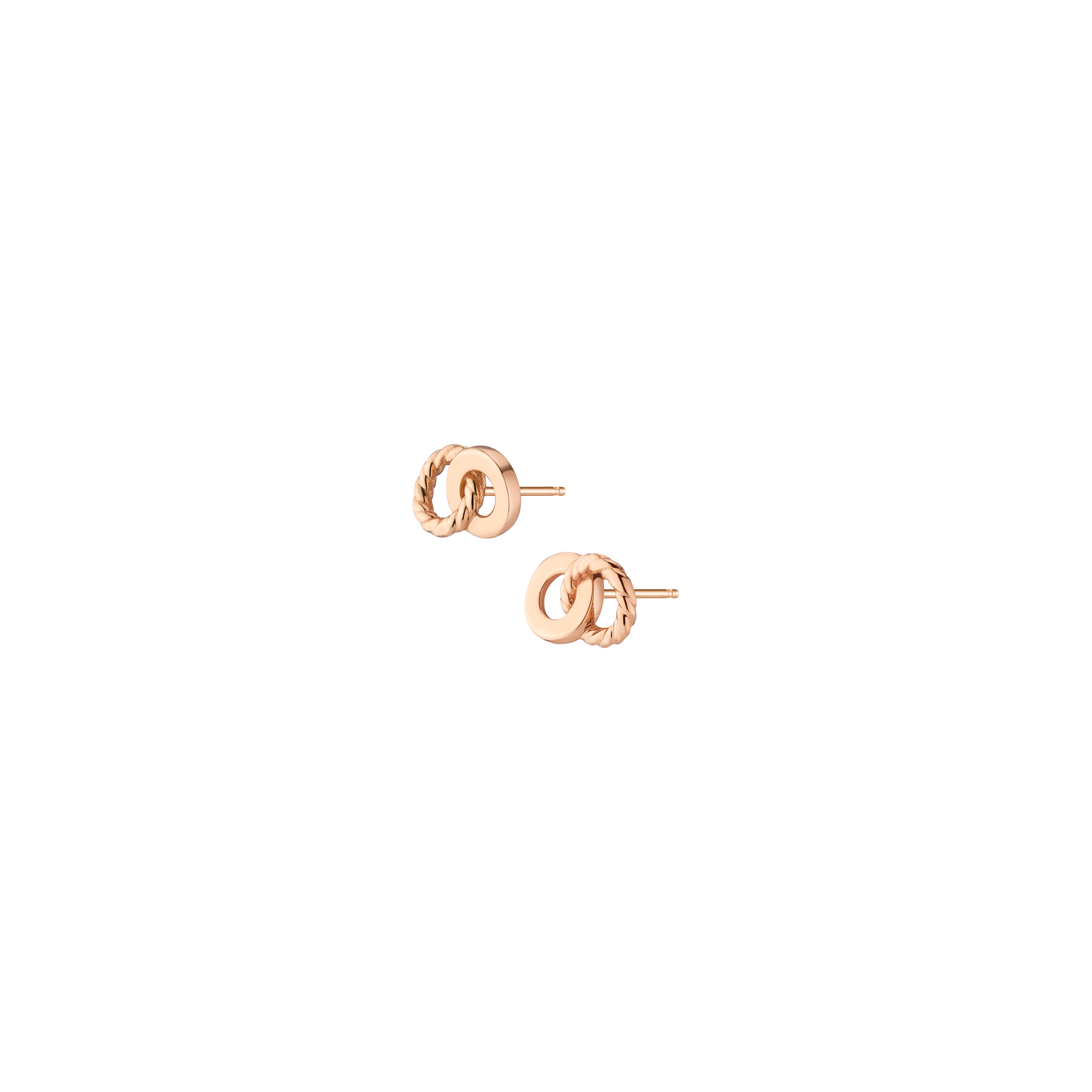 Twist Connection Stud Earrings