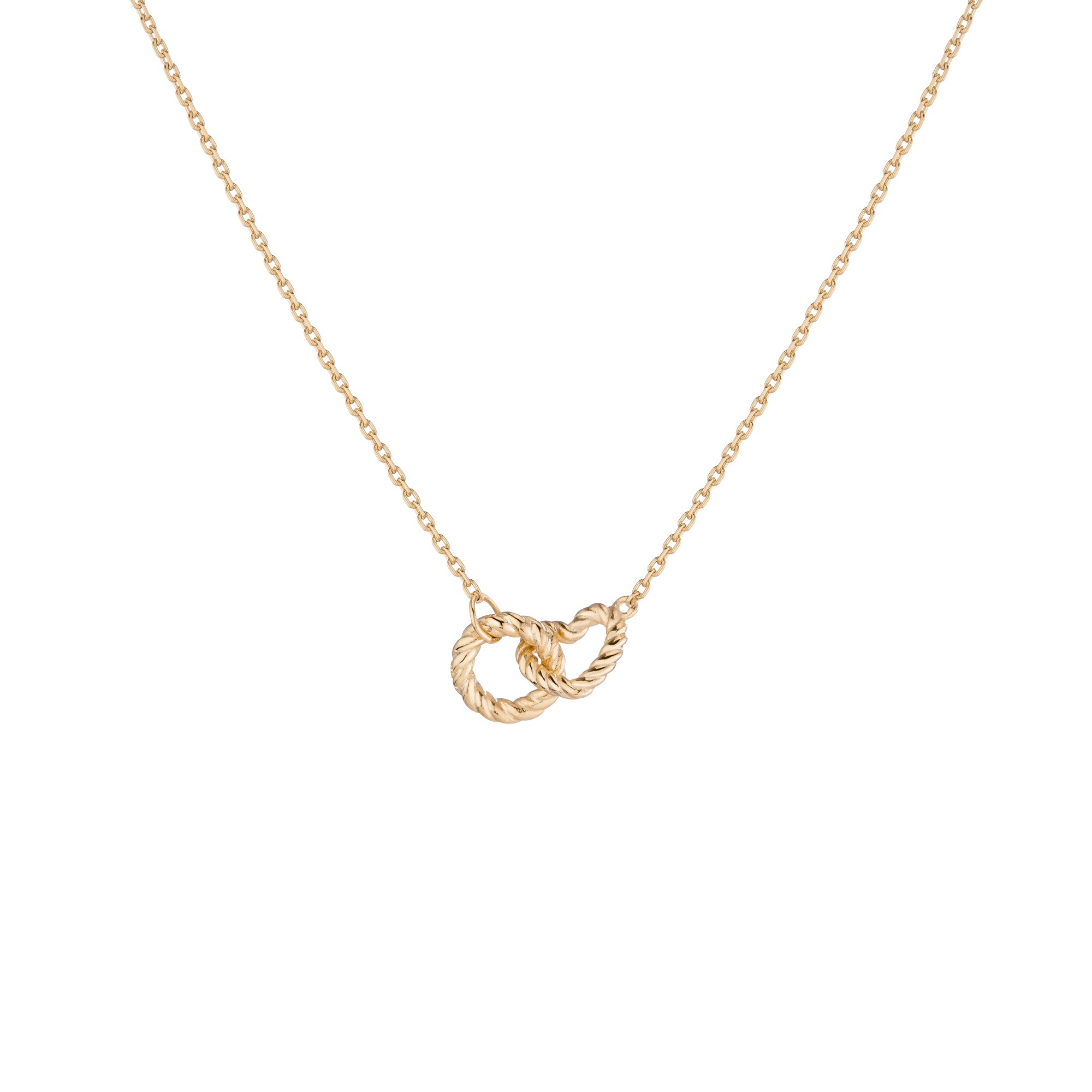 Heart Twist Connection Necklace