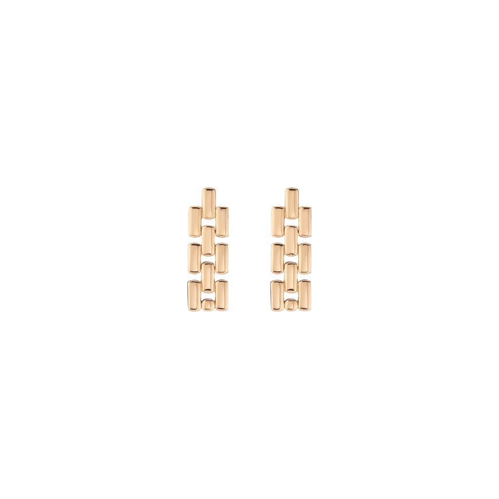 Panther Chain Link Earrings