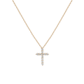 Lab Grown Diamond Cross Necklace