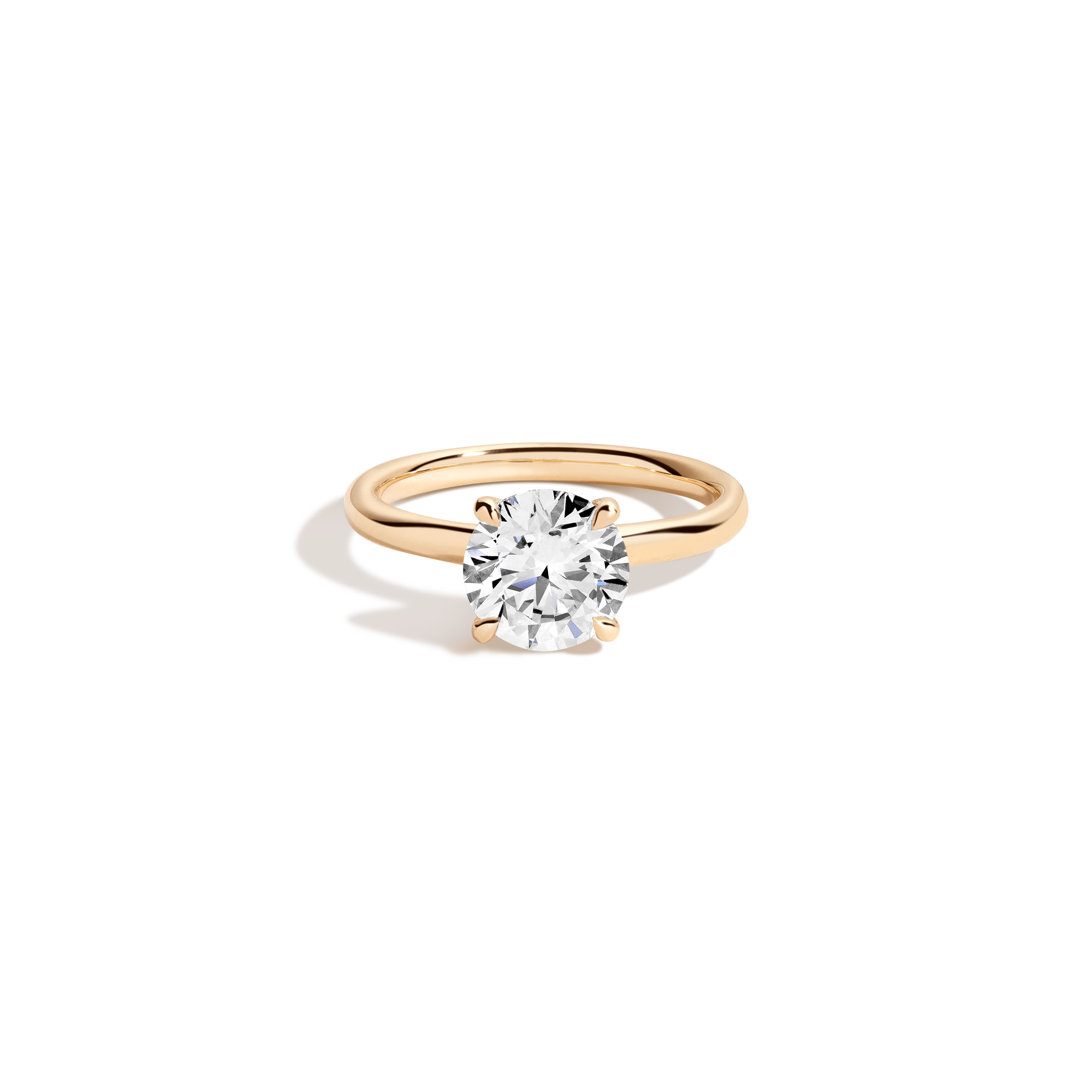 2ct Round Lab Grown Diamond Solitaire Ring