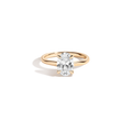 2ct Oval Lab Grown Diamond Solitaire Ring