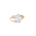 3ct Pear Lab Grown Diamond Solitaire Ring