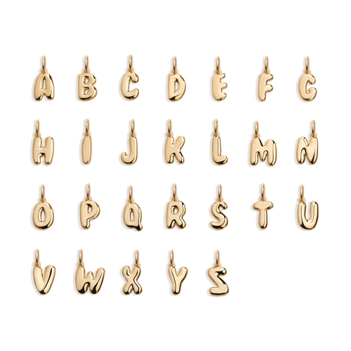 Bold Bubble Letter Pendant
