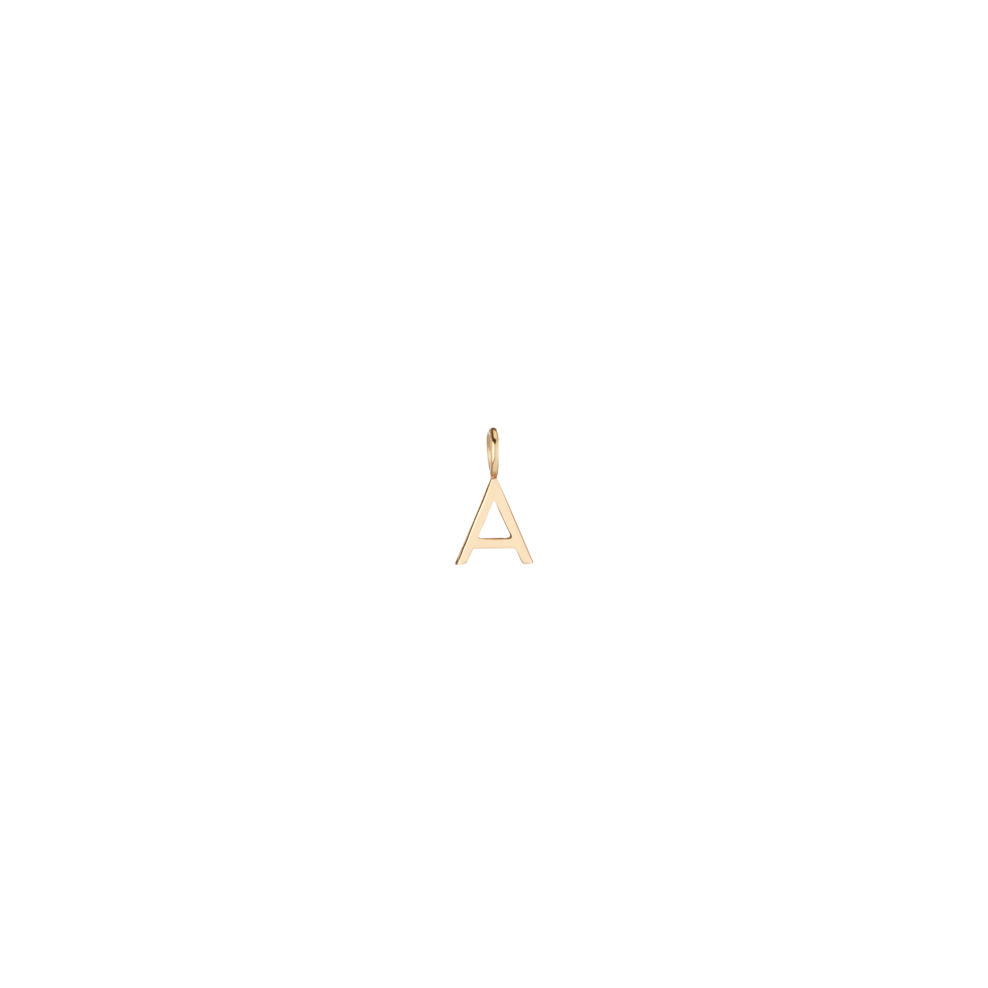 Classic Gold Letter Pendant