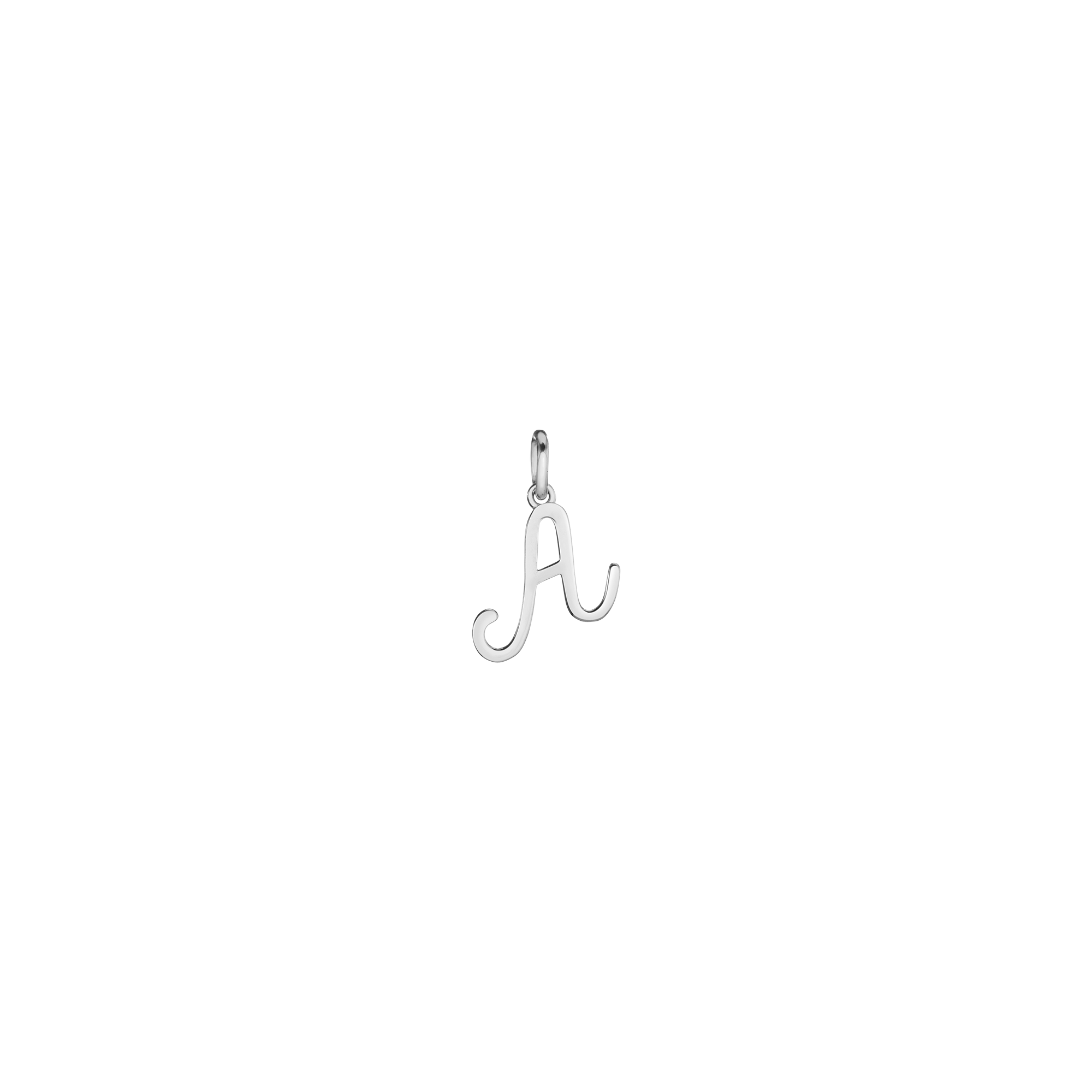 Script Gold Letter Pendant