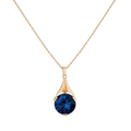 The Oma Lab Grown Blue Sapphire Necklace