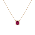 Lab Grown Red Ruby Heirloom Necklace