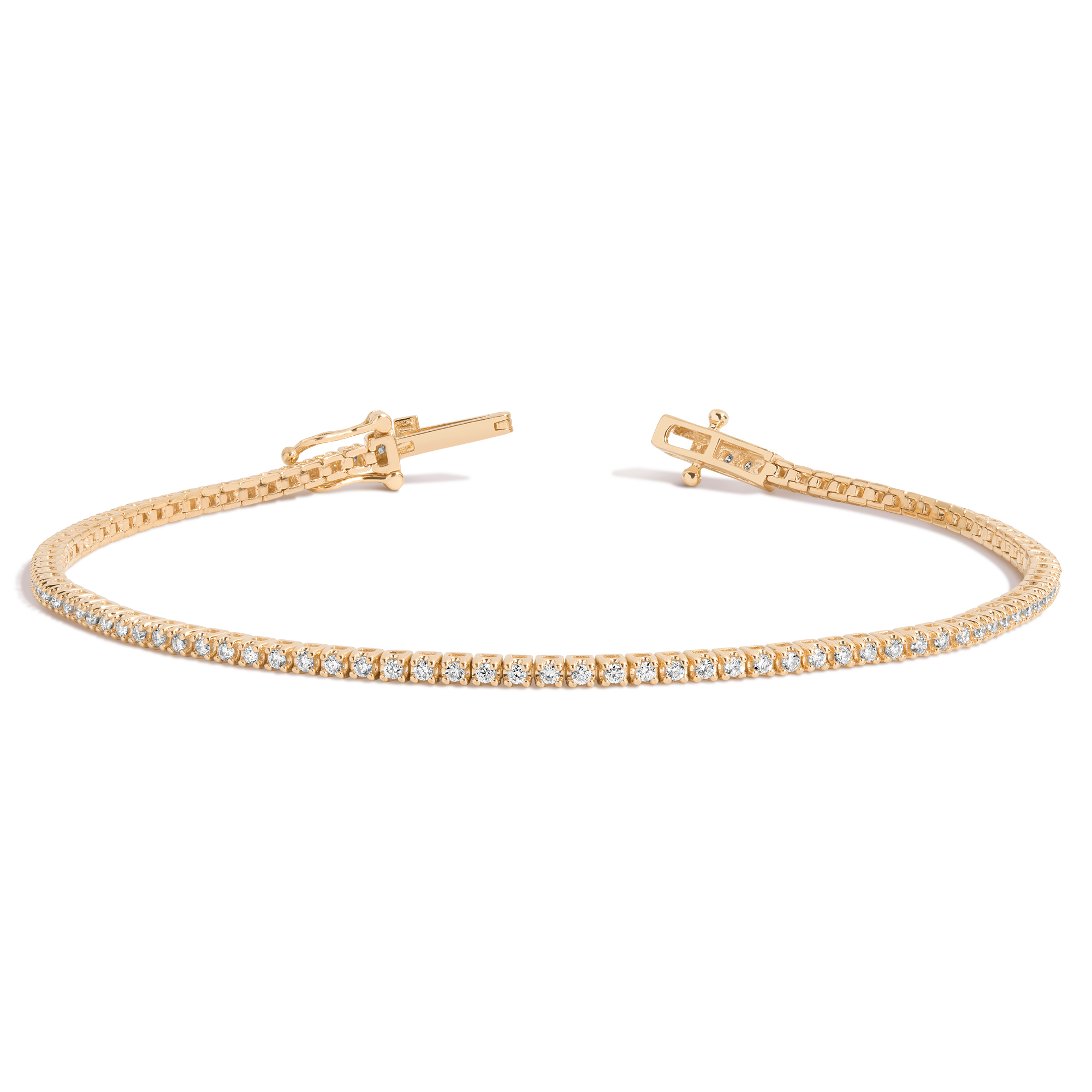 Half Carat Lab Grown Diamond Tennis Bracelet