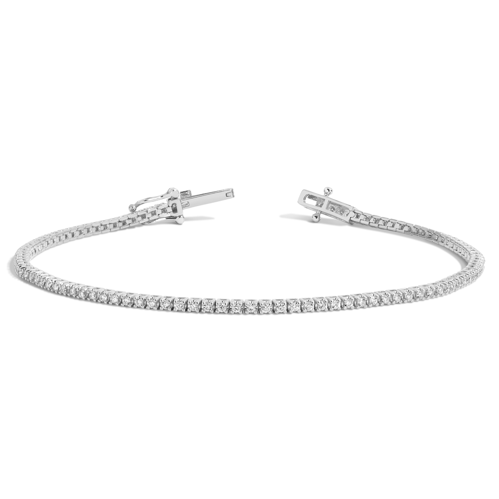 Half Carat Lab Grown Diamond Tennis Bracelet