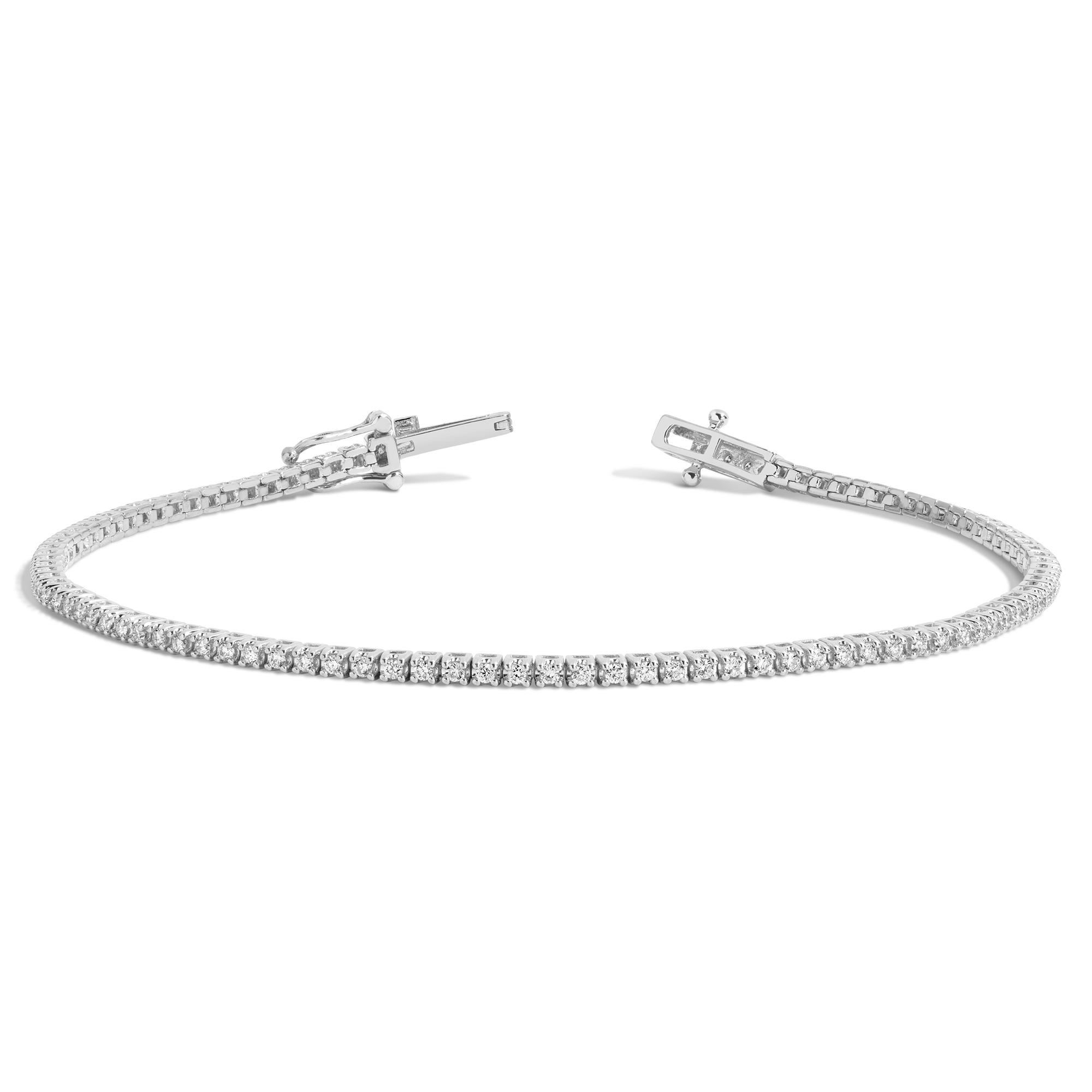 Half Carat Lab Grown Diamond Tennis Bracelet