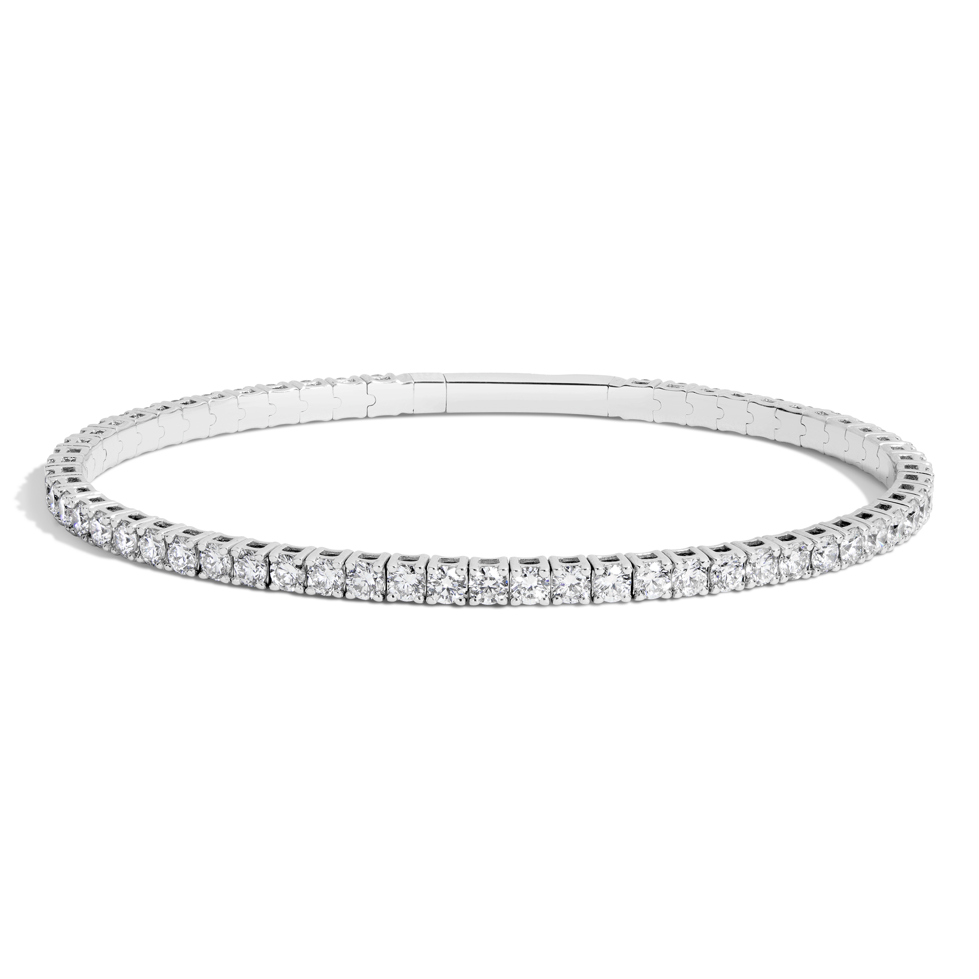 4ct Lab Grown Diamond Flex Tennis Bracelet