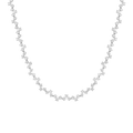 16ct Floating Lab Grown Diamond Tennis Necklace