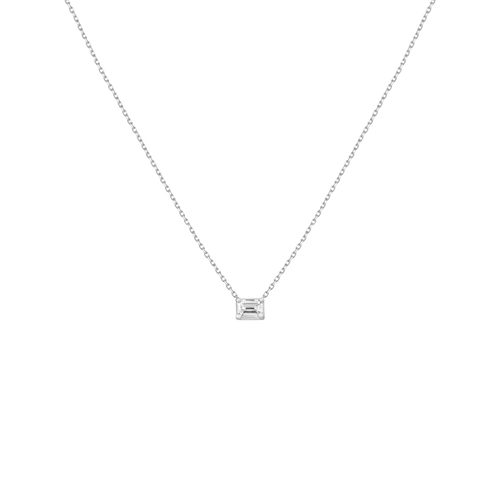 0.25ct Emerald Lab Grown Diamond Necklace