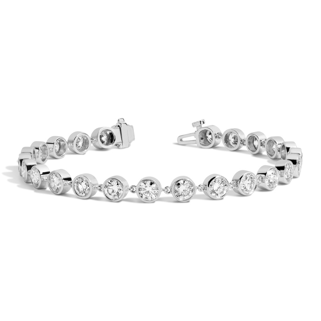 7ct Lab Grown Diamond Tennis Chain Bracelet