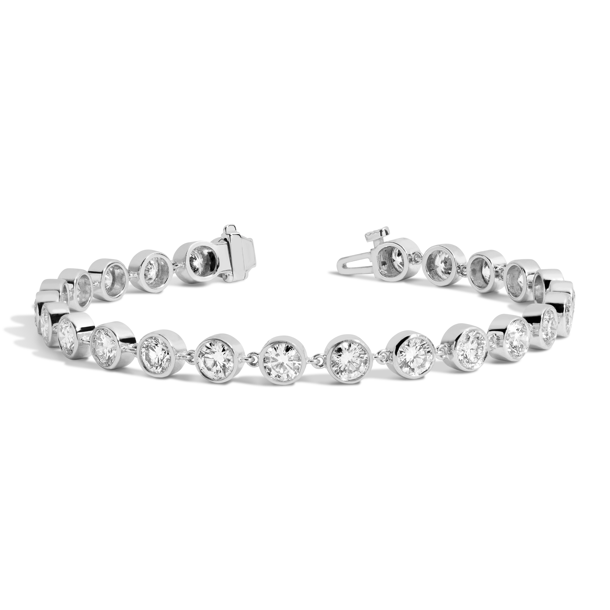 7ct Lab Grown Diamond Tennis Chain Bracelet