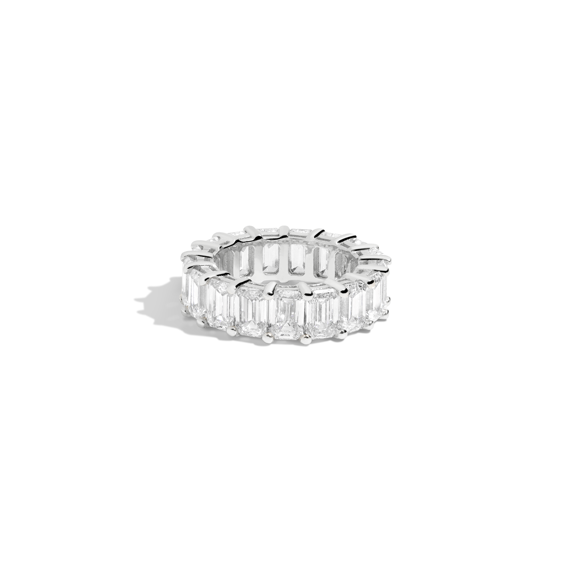 10ct Lab Grown Diamond Emerald Cut Ring