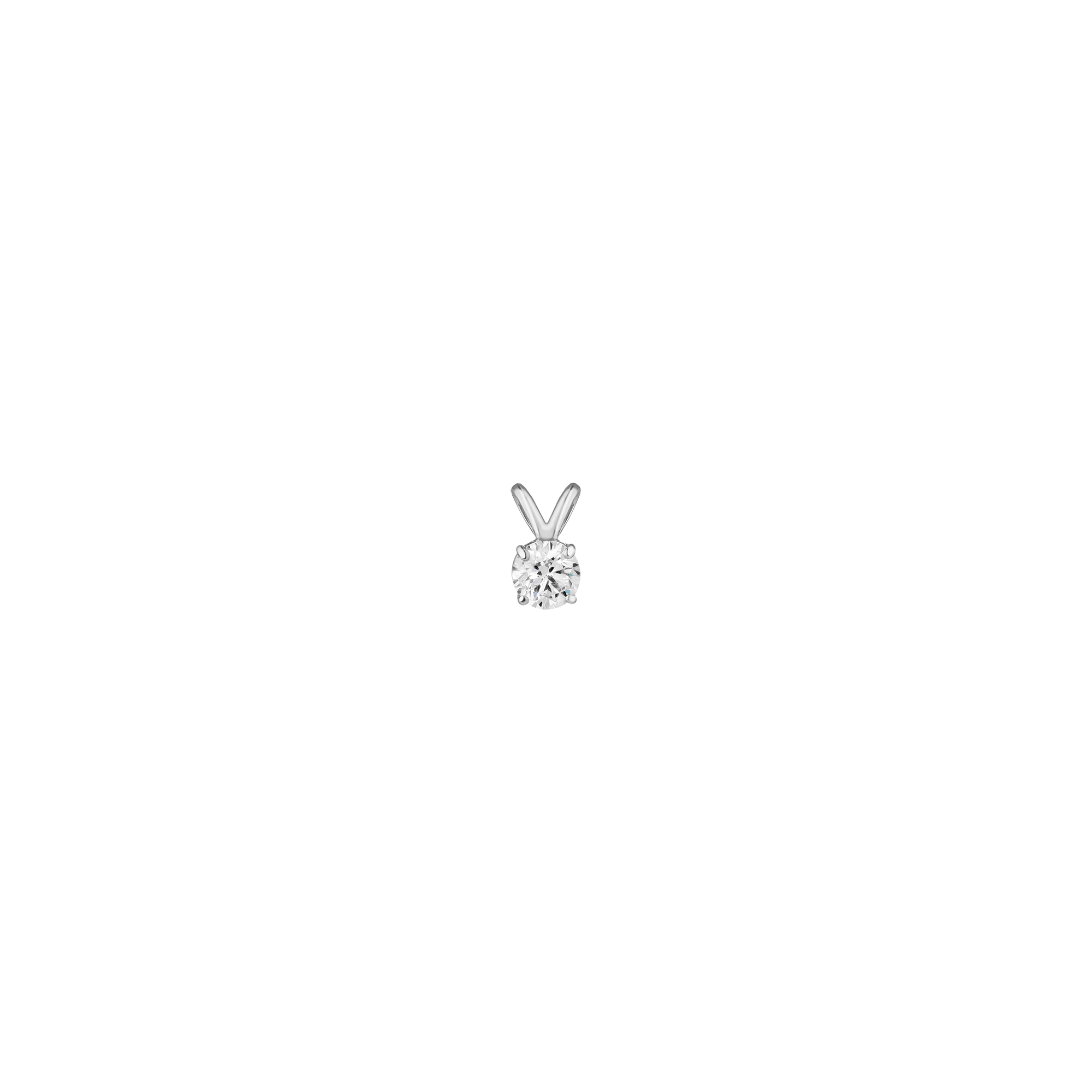 0.8ct Lab Grown Diamond Solitaire Pendant