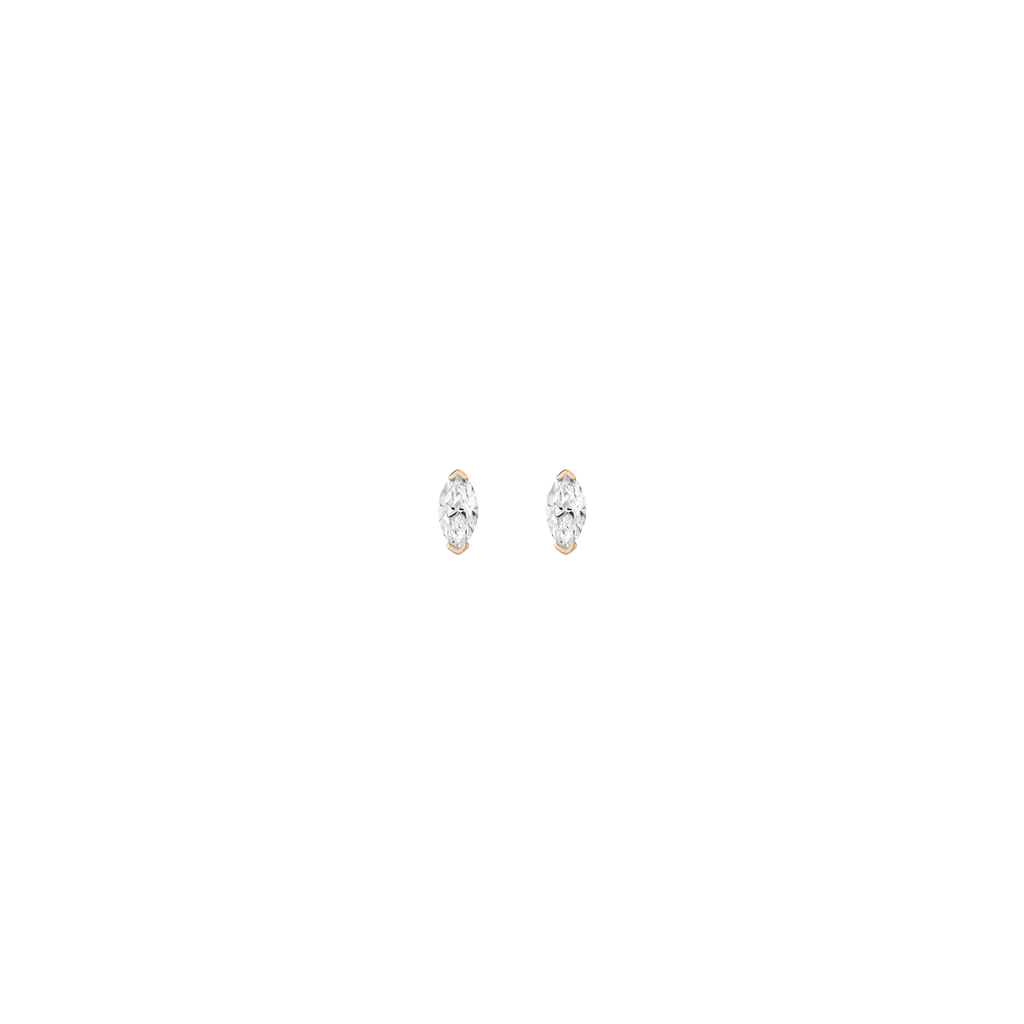 0.5ct Marquise Lab Grown Diamond Stud Earrings