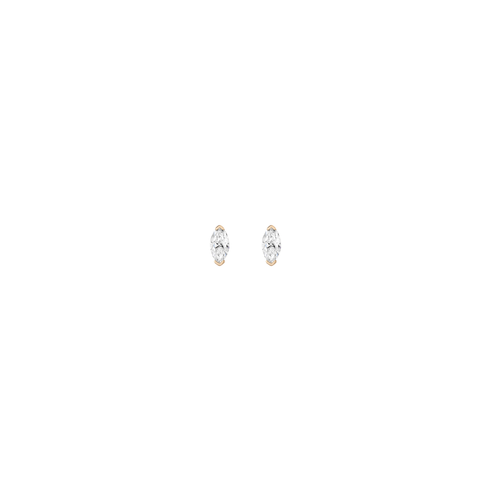0.5ct Marquise Lab Grown Diamond Stud Earrings