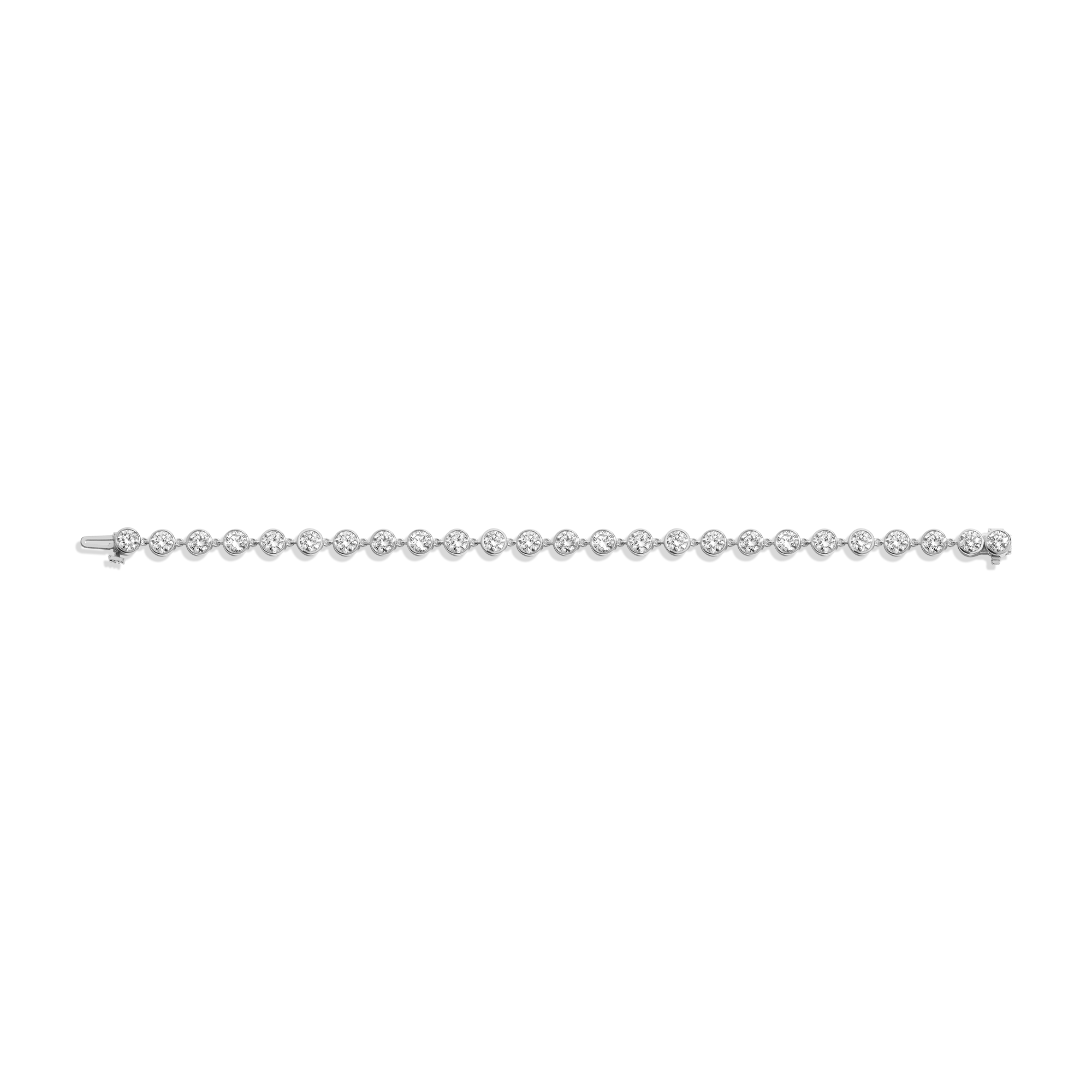 7ct Lab Grown Diamond Tennis Chain Bracelet
