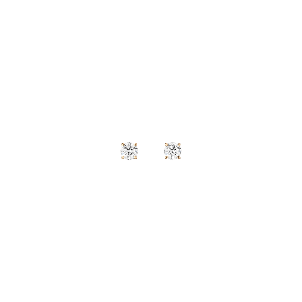 1ct Round Lab Grown Diamond Stud Earrings