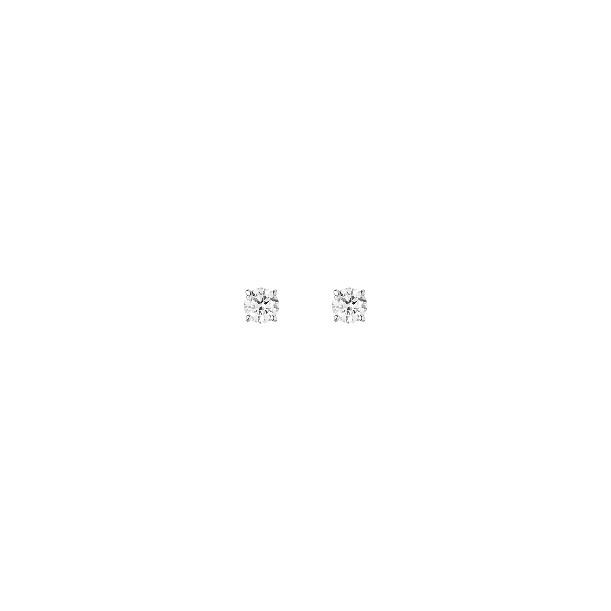 1ct Round Lab Grown Diamond Stud Earrings