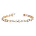 8ct Lab Grown Diamond Tennis Link Bracelet