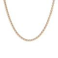 Lab Grown White Sapphire X Estate Tennis Necklace