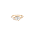 1ct Oval Lab Grown Diamond Georgian Ring