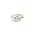2ct Round Lab Grown Diamond Georgian Ring