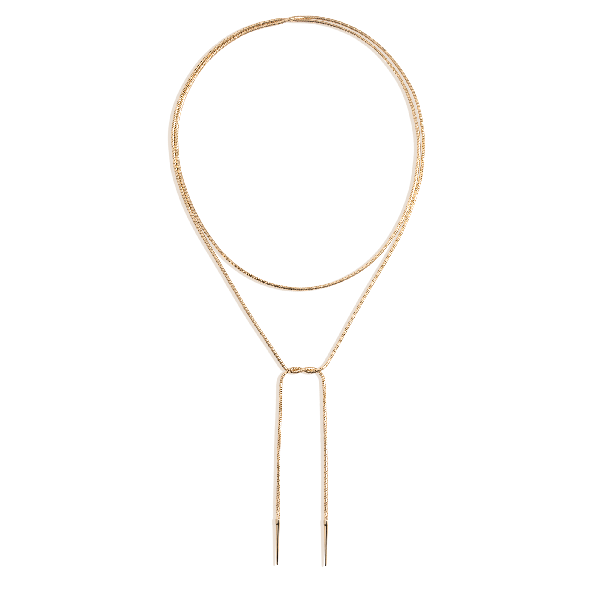 Aurate x Frye: Lasso Wrap Necklace