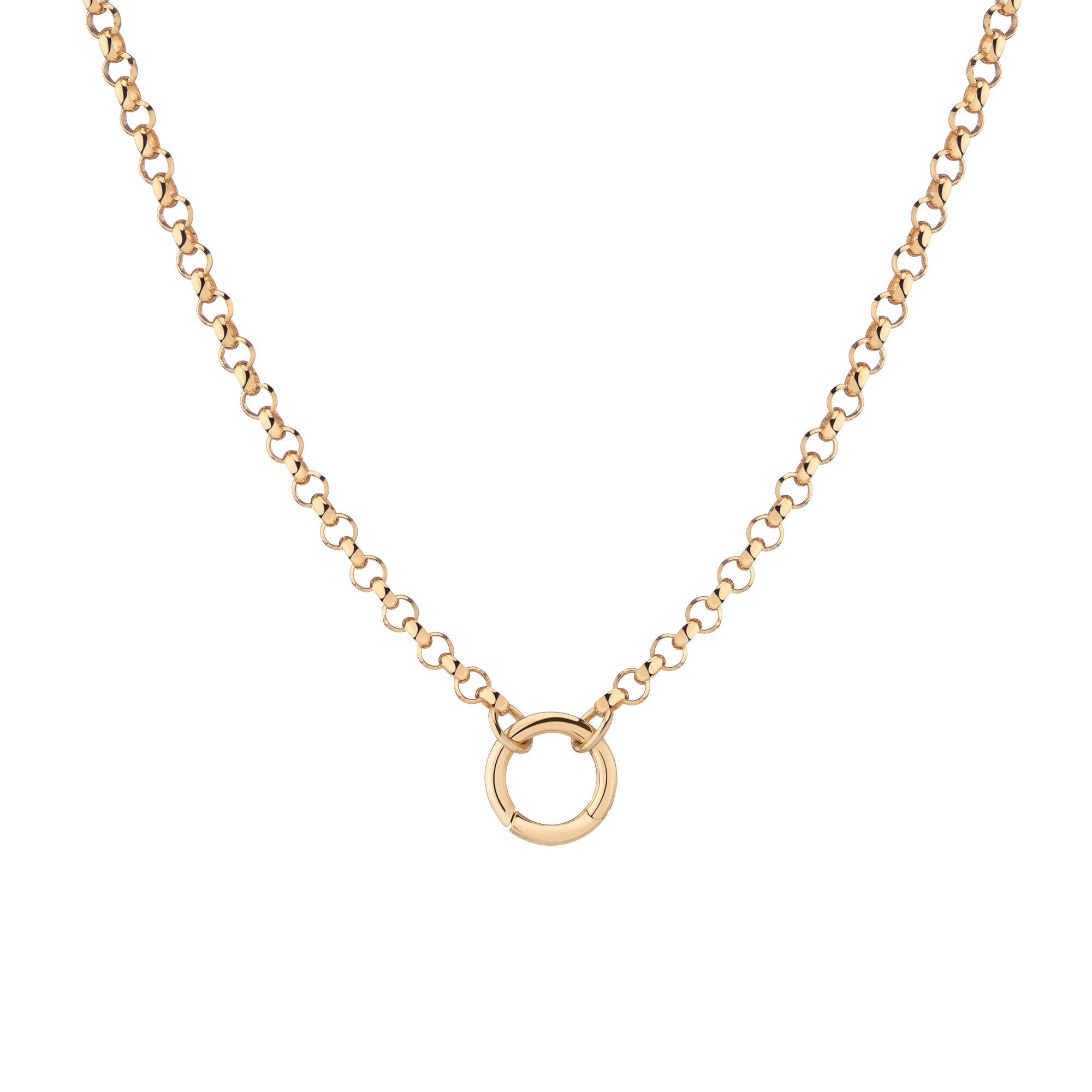 Rolo Chain Charm Necklace