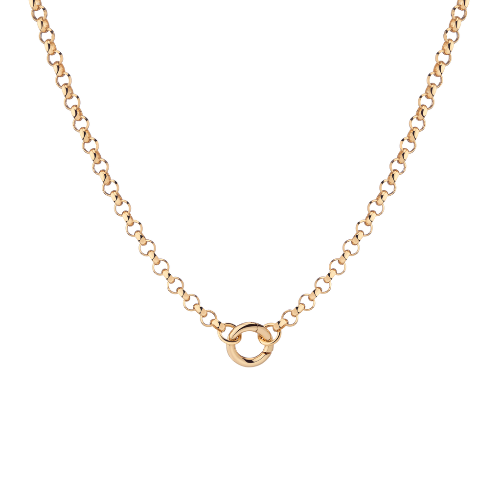 Rolo Chain Charm Necklace