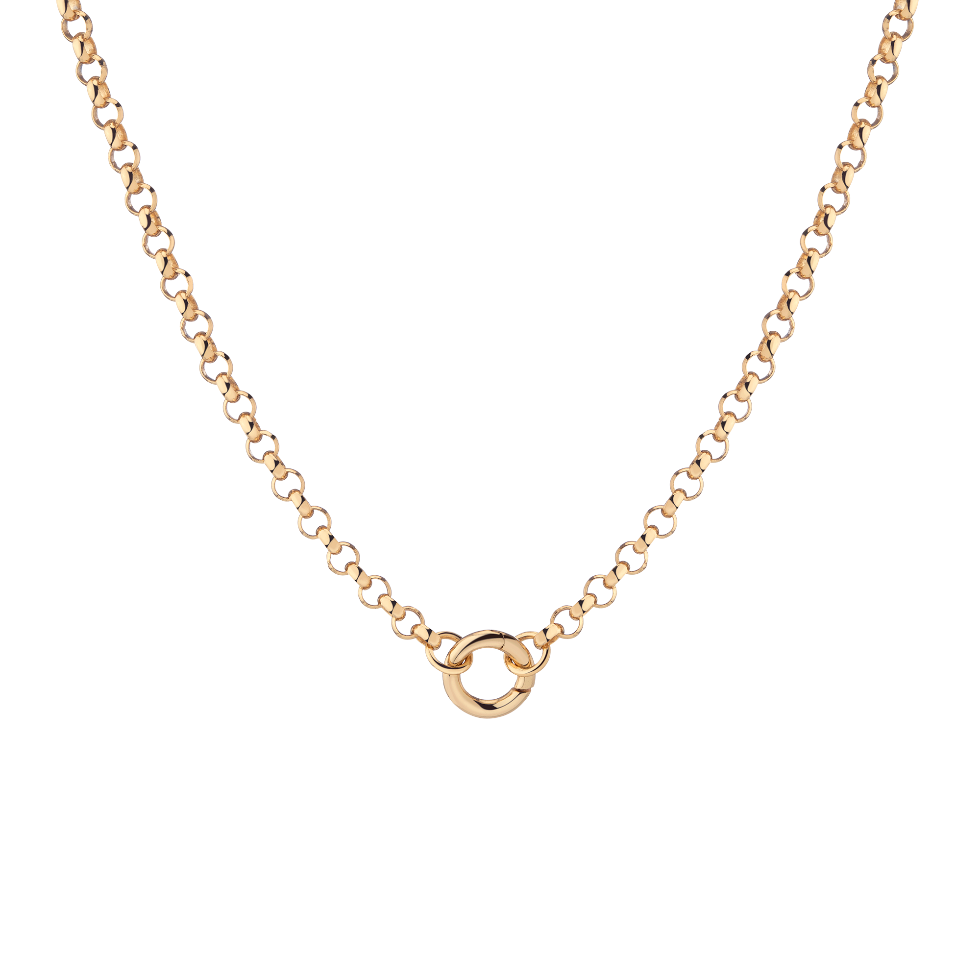 Rolo Chain Charm Necklace