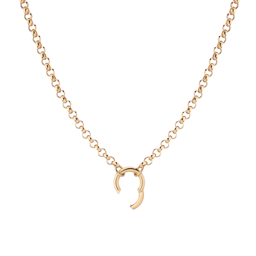 Rolo Chain Charm Necklace