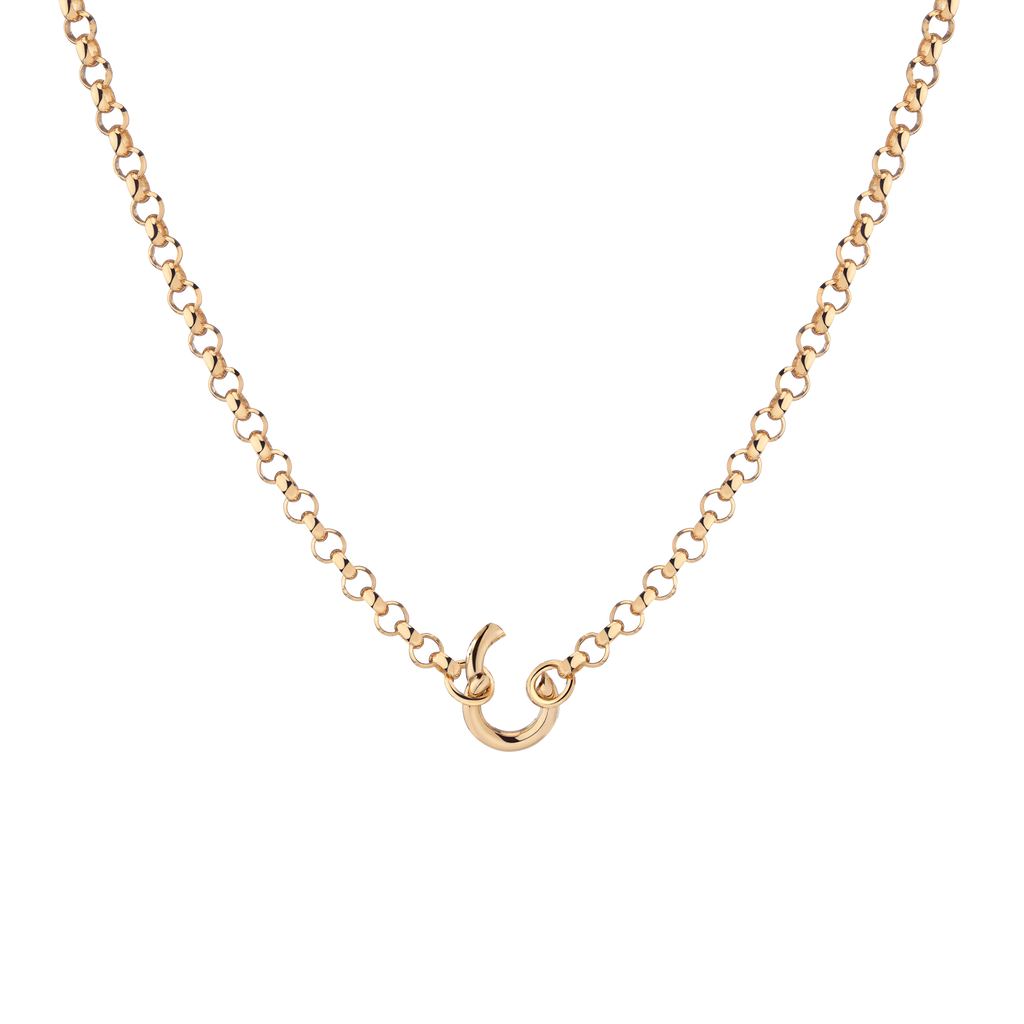 Rolo Chain Charm Necklace