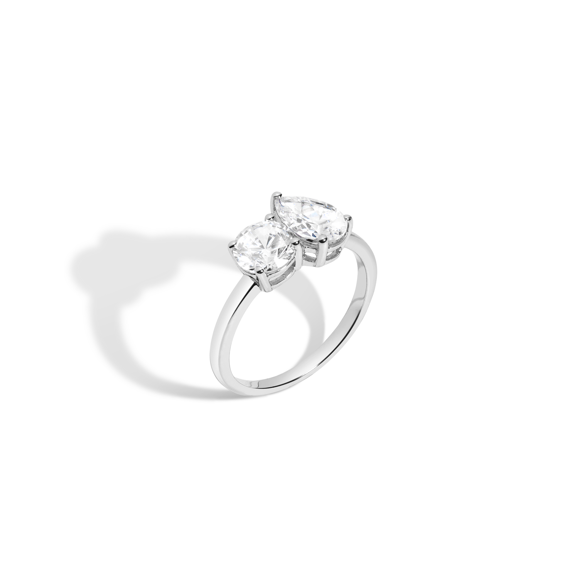 Lab Grown Diamond Toi et Moi Ring