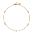 Lab Grown Diamond Station Bracelet