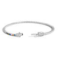 Personalized Lab Grown Diamond Tennis Bracelet 14k White Gold 6in 6.5in 7in 7.5in 1 2 3 4 5 6 7 First